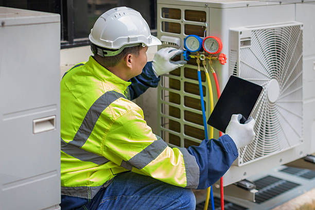 Professional Hvac Maintenance technician working in Genoa City, WI